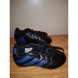 Adidas Goletto VII FG J Youth Boys Soccer Black/Blue Cleats FV2894 10K
